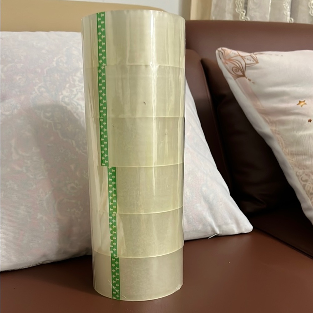 Industrial Transparent packing Tape 6 Roll